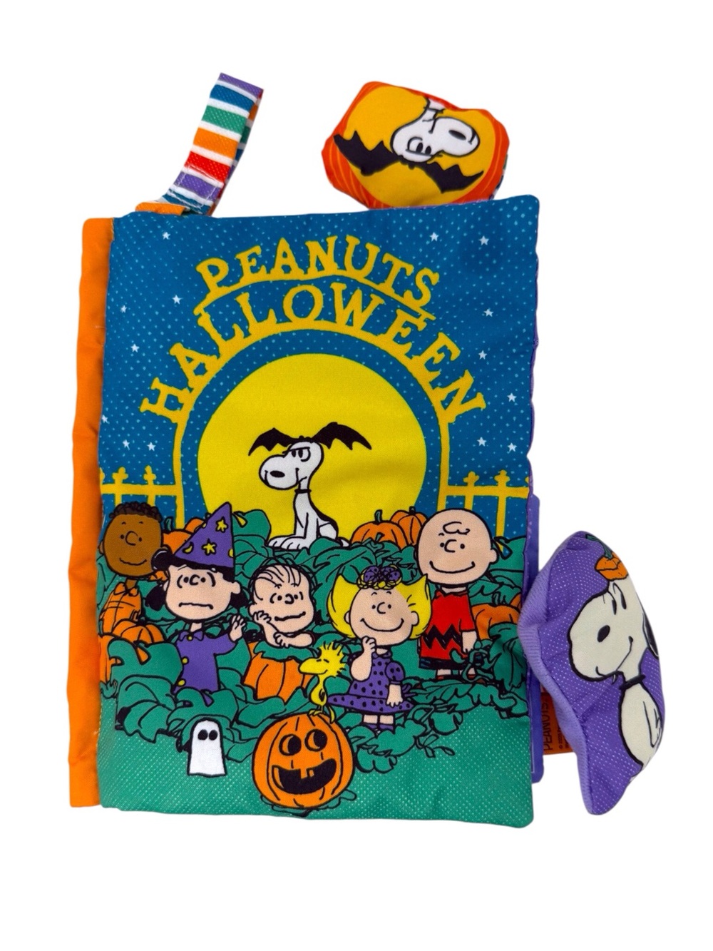 Peanuts Halloween soft cloth crinkle sound baby/childs book snoopy/Charlie brown